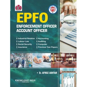 Knowledge India Publication's EPFO - Enforcement Officer & Account Officers by Er. Afroz Akhtar